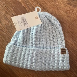Billabong So Chill Beanie Baby Powder Blue Knit cozy cute warm winter snow ski
